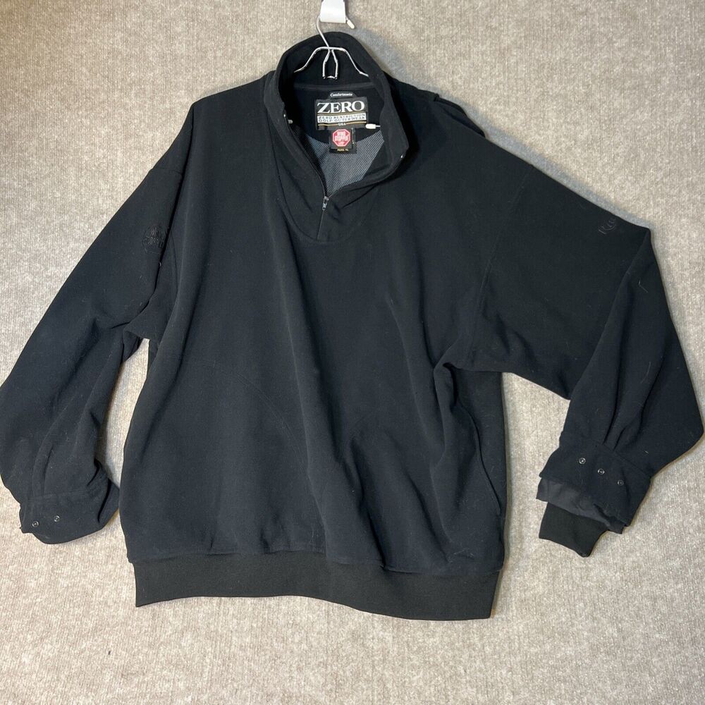 Zero Restriction Comfortsuede‎ 1/4 Zip Pullover Mens XL Golf Wind Stopper READ